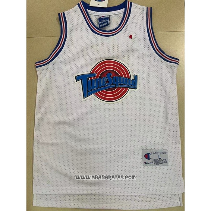 Camiseta Nino Tune Squad Daffy Duck #2 Blanco